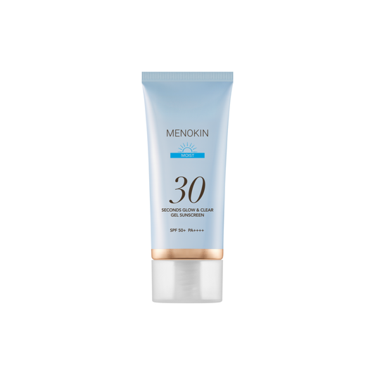 MENOKIN 30 Seconds Glow & Clear Gel Sunscreen [Moist]