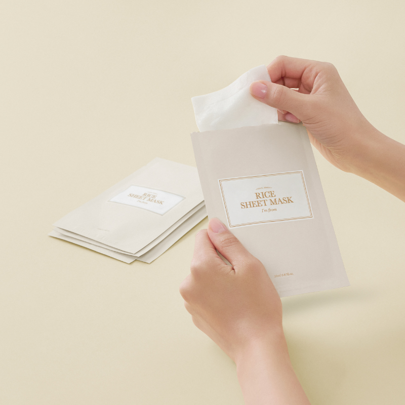 I'm from RICE SHEET MASK 20ml