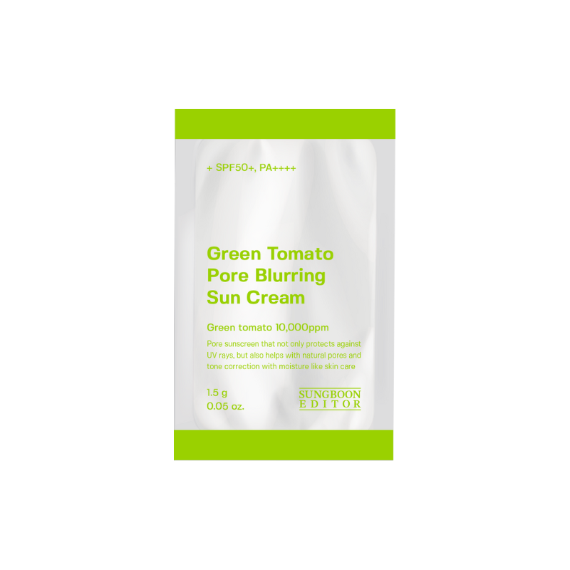 SUNGBOON EDITOR Green Tomato Pore Blurring Sun Cream 1.5g