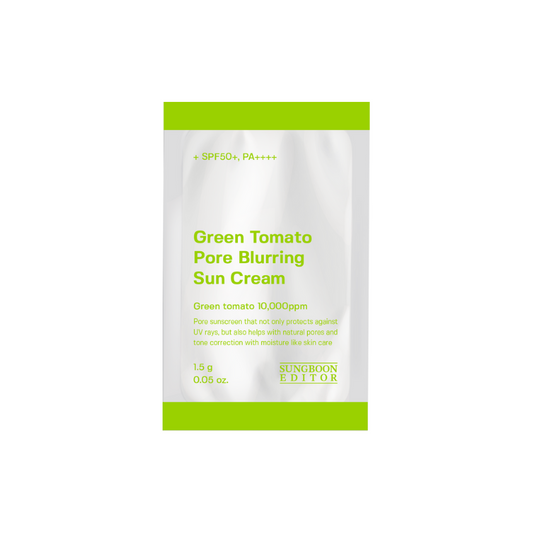 SUNGBOON EDITOR Green Tomato Pore Blurring Sun Cream 1.5g