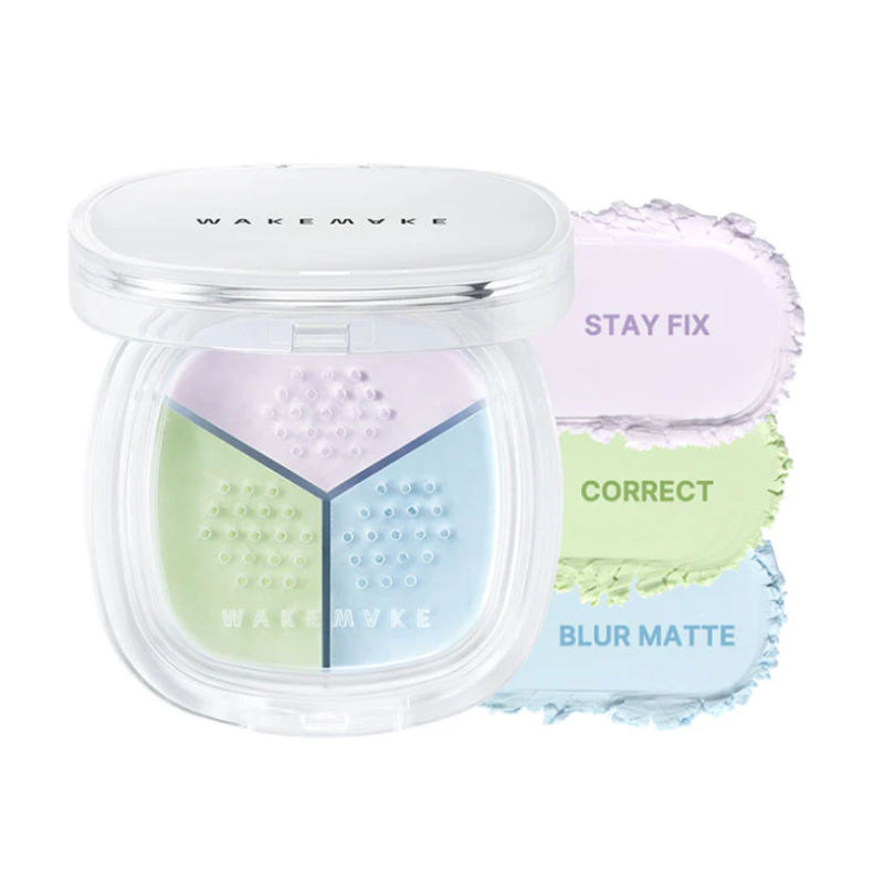 WAKEMAKE STAY FIXER FINISH POWDER 01 PALE CLEAR
