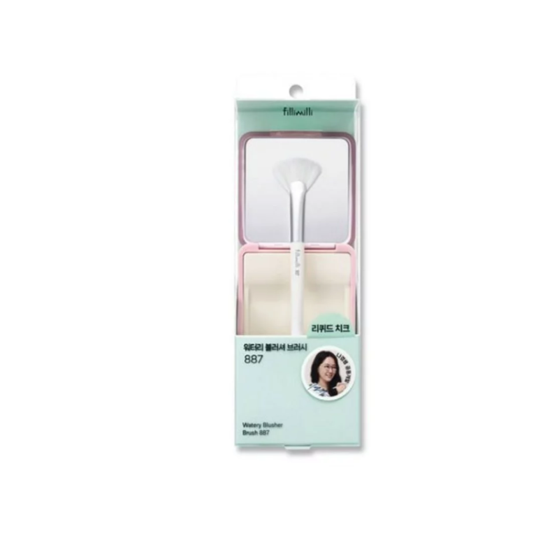 Fillimilli WATERY BLUSHER BRUSH 887 (+PACT TYPE MAKEUP PALETTE)
