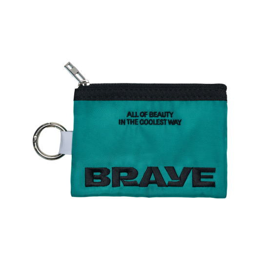 [FREE GIFT]  BRAYE TINY POUCH TEAL GREEN