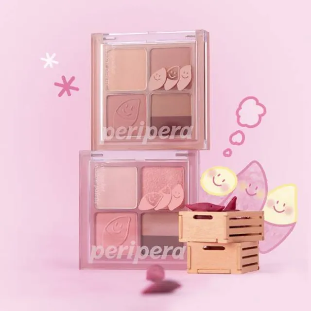 PERIPERA INK POCKET SHADOW PALETTE - 4 colors to choose