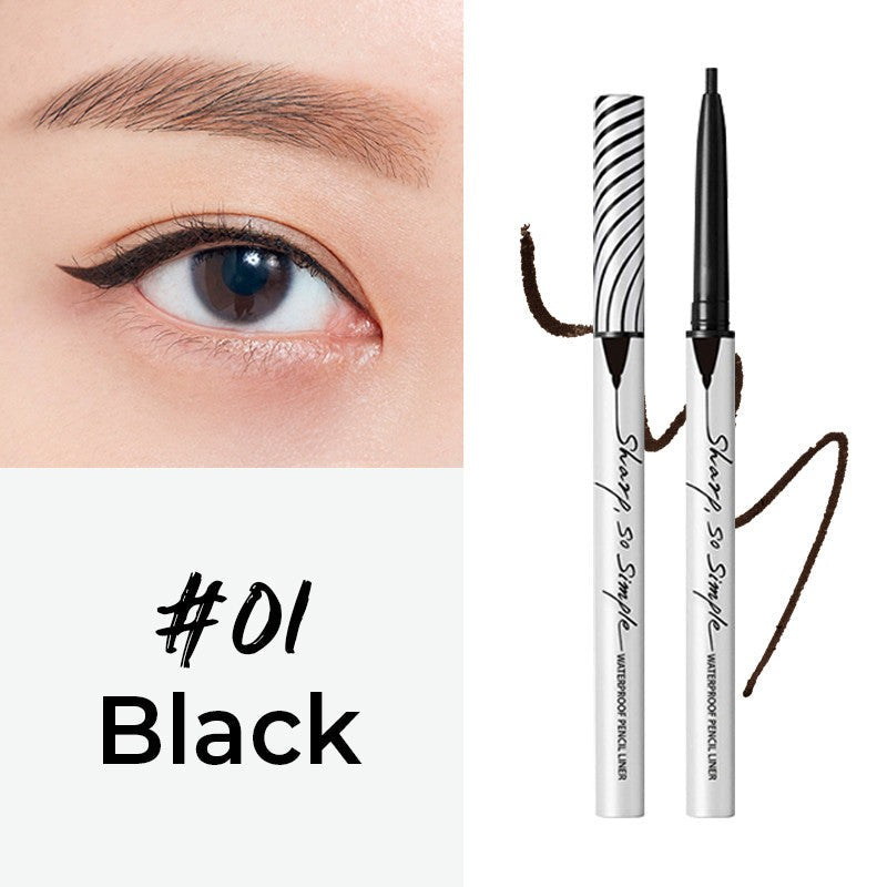 CLIO Sharp, So Simple Waterproof Pencil Liner (19AD) [4 Colors to Choose]