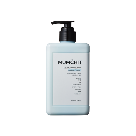 MUMCHIT Melting Body Lotion Soft Blue Soap - 400ml