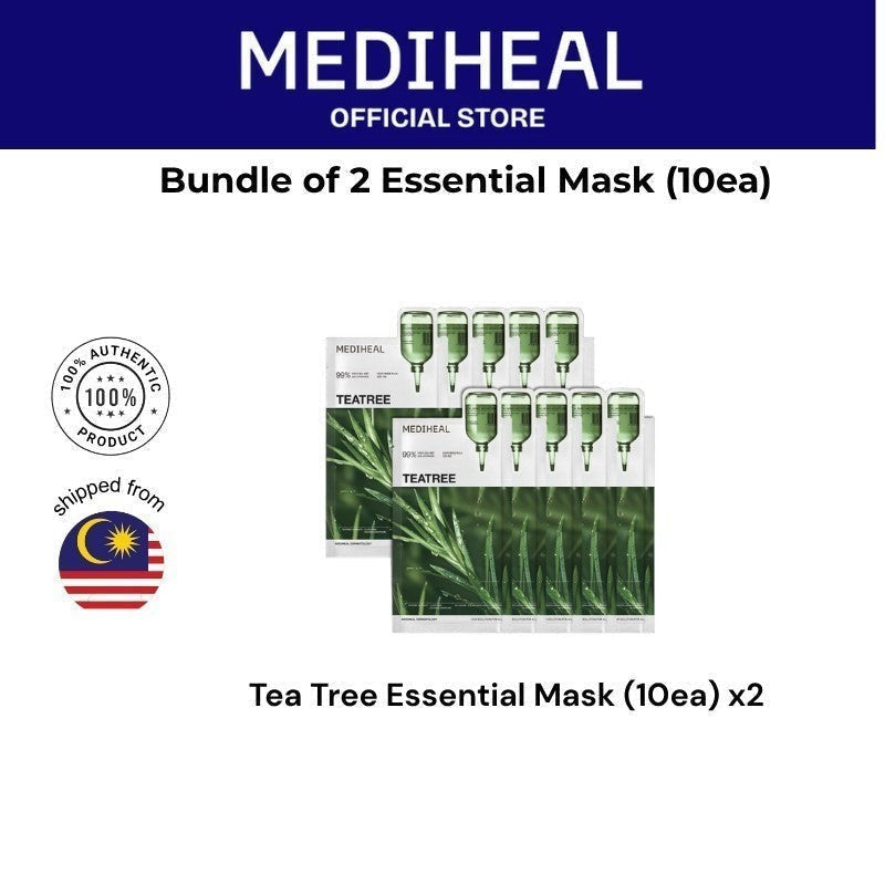 Bundle of 2 Mediheal Essential Mask (10ea x2)