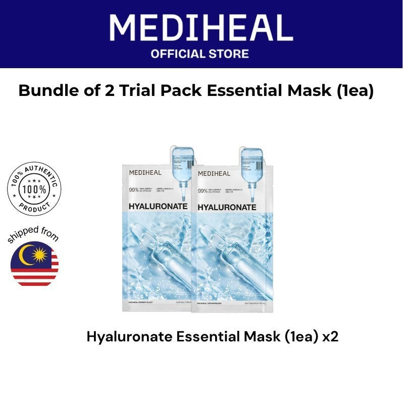 Bundle of 2 Mediheal Trial Pack Essential Mask (1ea x2)