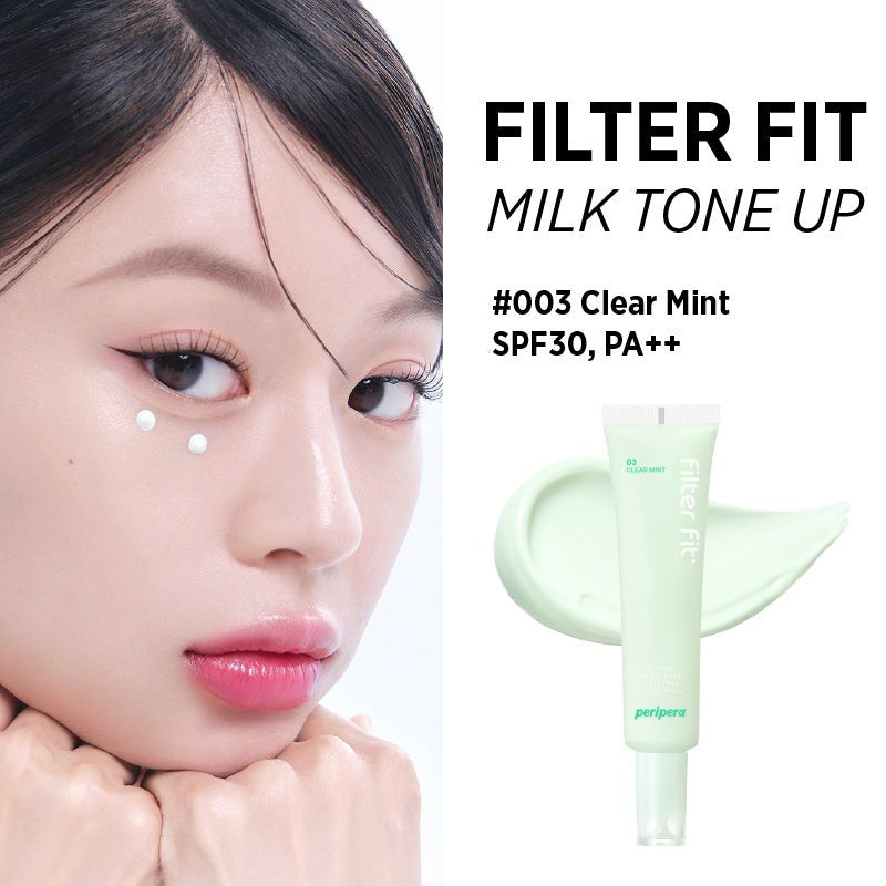 PERIPERA Filter Fit Milk Tone Up SPF30, PA++ - 4 Color to Choose