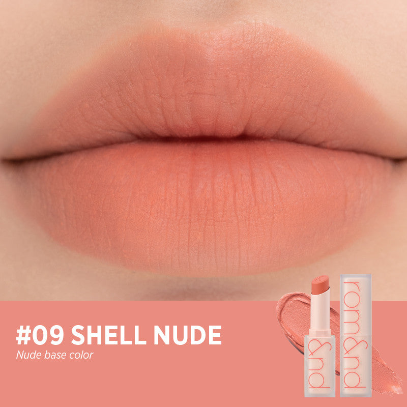[CLEARANCE] [SHORT EXPIRY January 2026] ROMAND Zero Matte Lipstick #09 Shell Nude