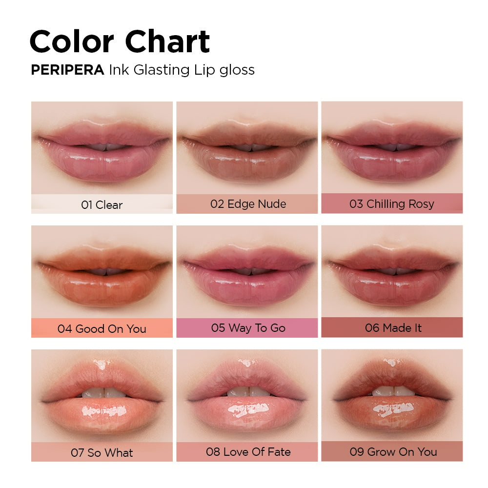 PERIPERA Ink Glasting Lip Gloss [15 Color to Choose]