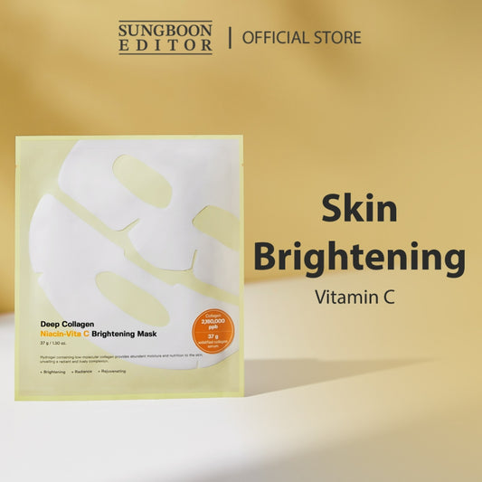 SUNGBOON EDITOR Deep Collagen Niacin Vita C Brightening Mask 37g*4ea