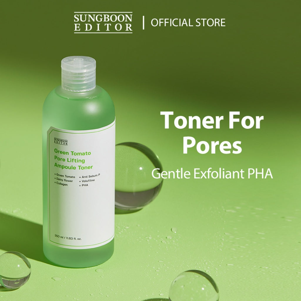 SUNGBOON EDITOR Green Tomato Pore Lifting Ampoule Toner (350ml)