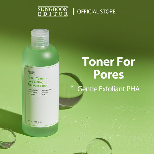 SUNGBOON EDITOR Green Tomato Pore Lifting Ampoule Toner (350ml)