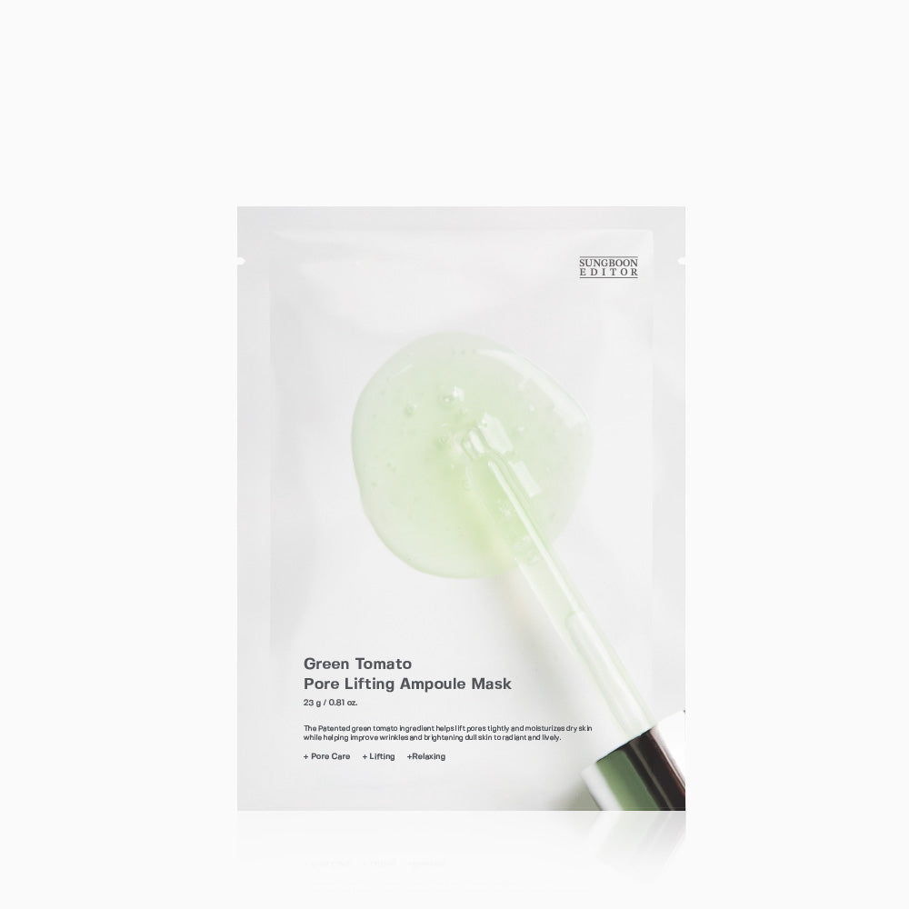 [Pre Order] SUNGBOON EDITOR Green Tomato Pore Lifting Mask 1ea