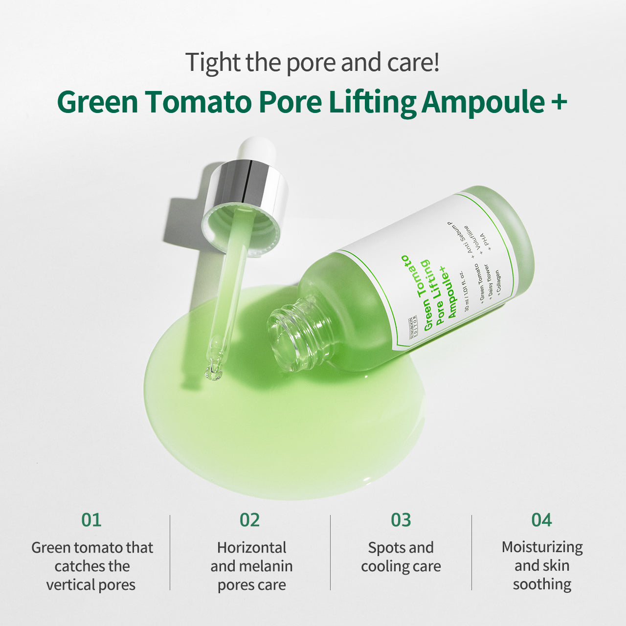 SUNGBOON EDITOR BIG SIZE Green Tomato Pore Lifting Ampoule+ 75ml