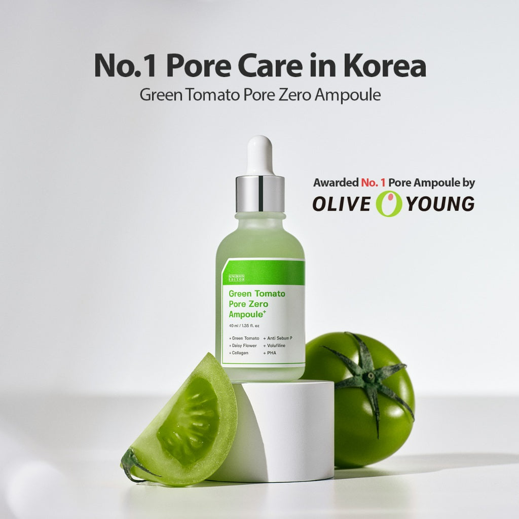 SUNGBOON EDITOR Green Tomato Pore Zero Ampoule+ 40ml
