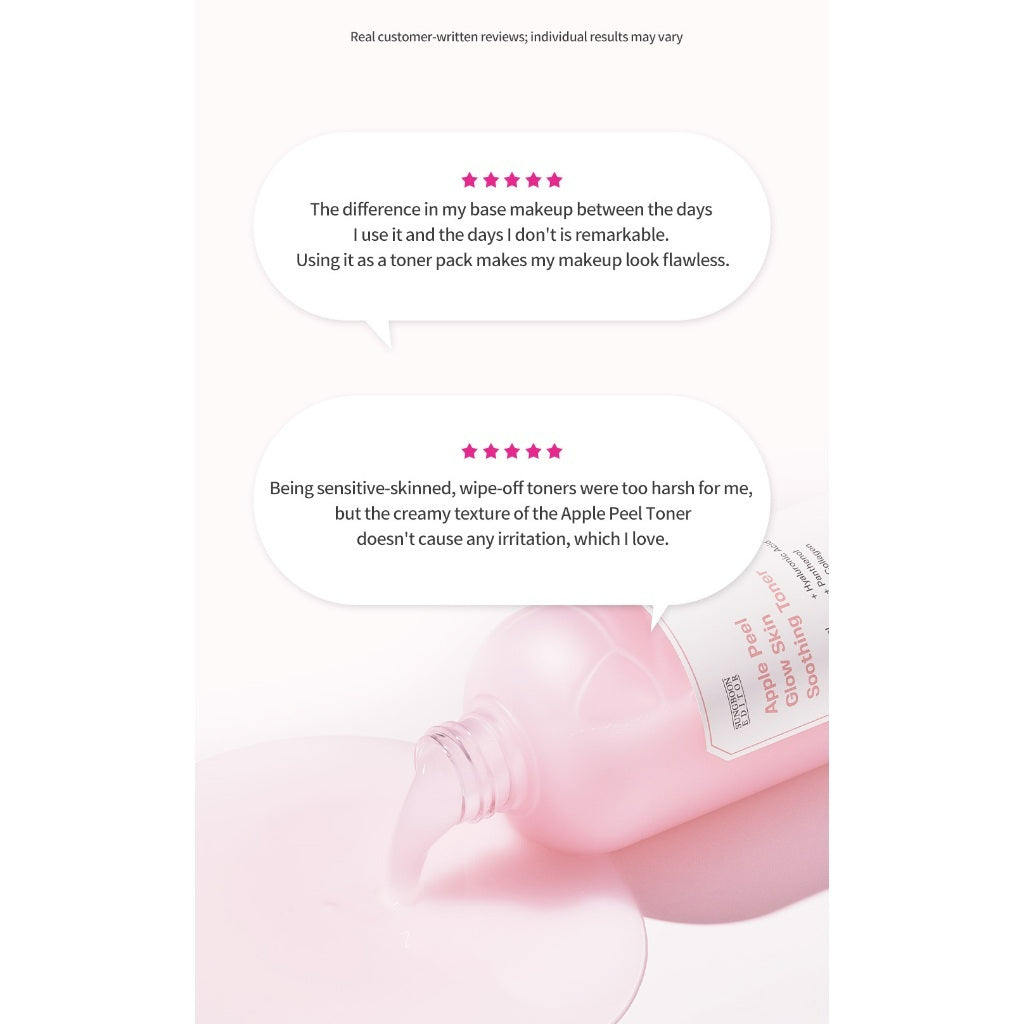 SUNGBOON EDITOR Apple Peel Glow Skin Soothing Toner 350ml
