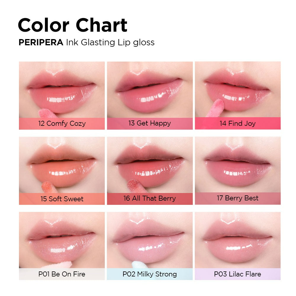 PERIPERA Ink Glasting Lip Gloss [20 Color to Choose]