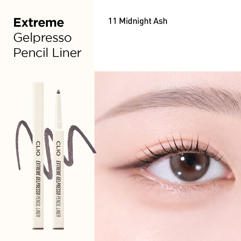 CLIO Extreme Gelpresso Pencil Liner [12 Color To Choose]