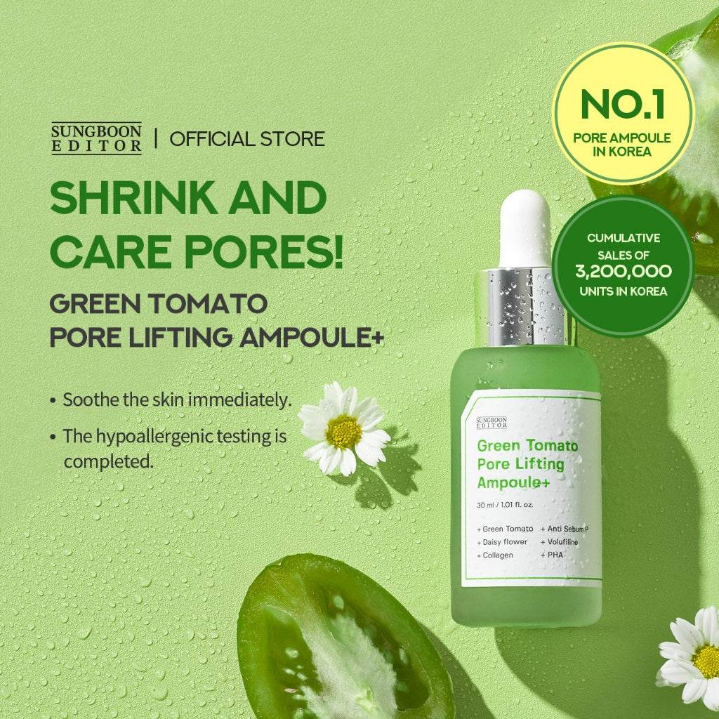 SUNGBOON EDITOR Green Tomato Pore Lifting Ampoule (30ml)