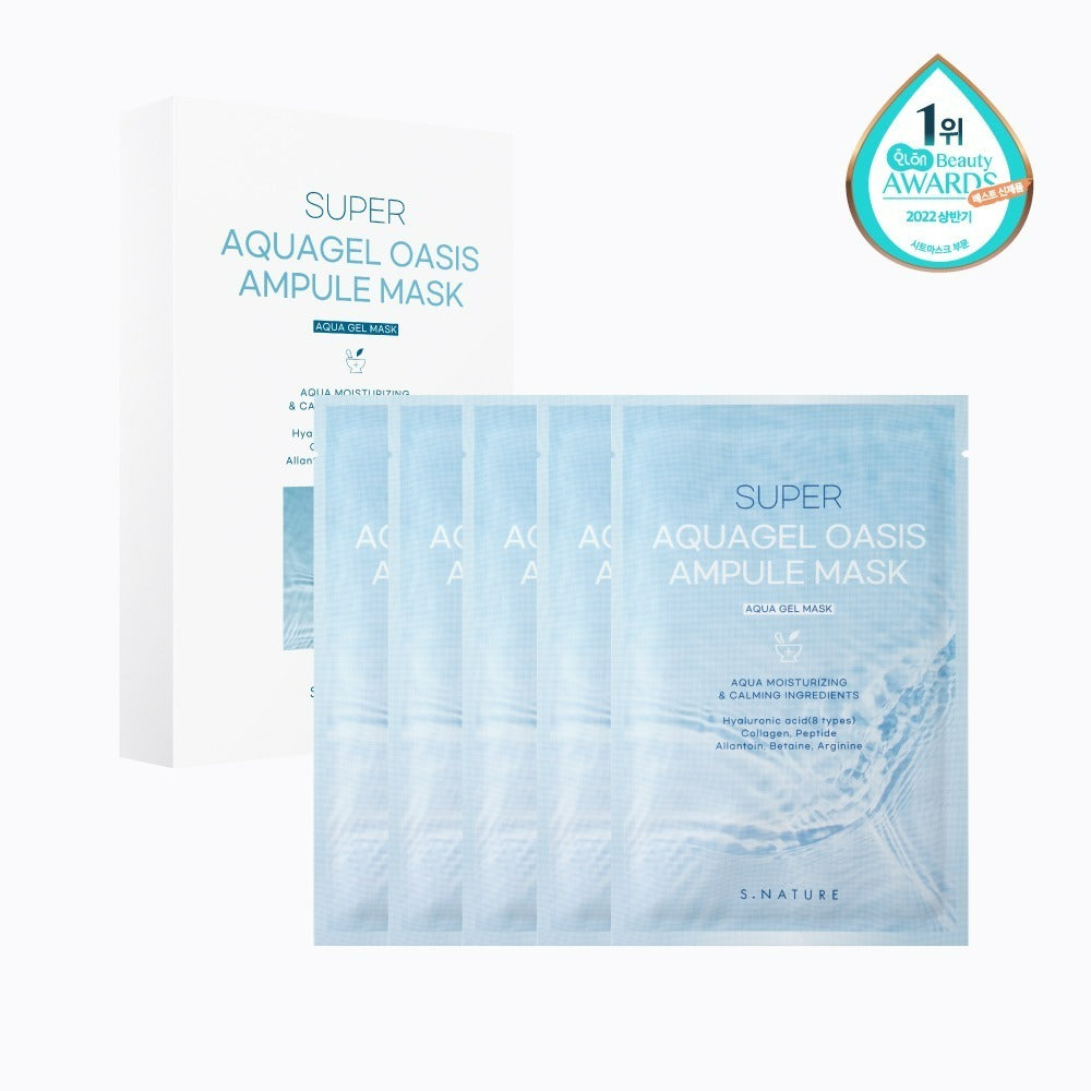 S.NATURE Super Aquagel Oasis Ampule Mask (30ml x5)