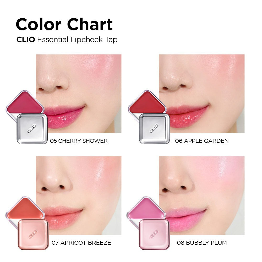 CLIO Essential Lipcheek Tap - 8 Colors to Choose