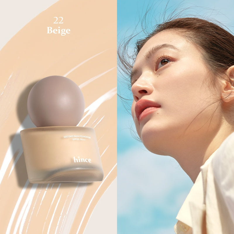 hince Second Skin Foundation - 4 Colours to Choose