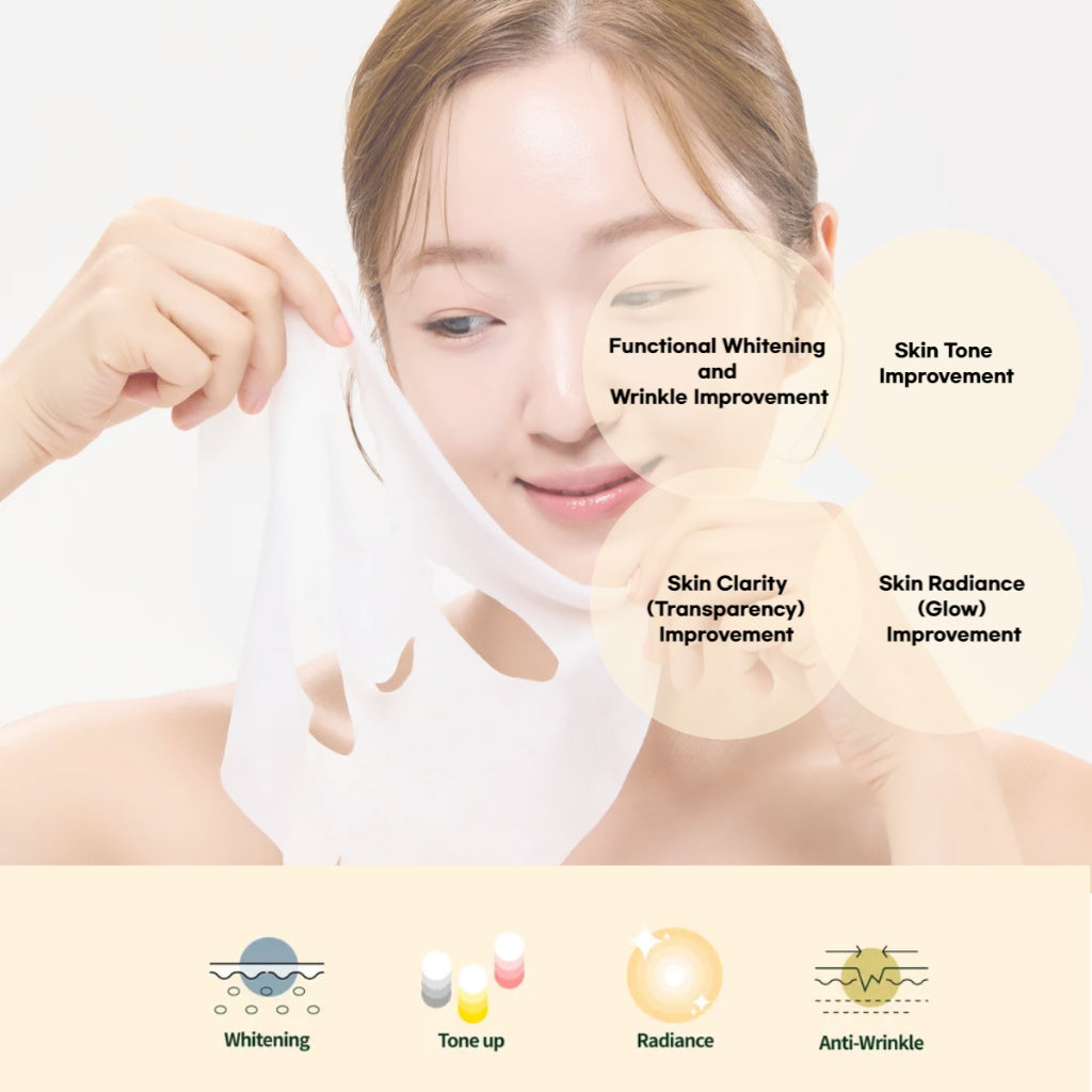 S.NATURE White Glow Ampule Mask (1ea/5ea)