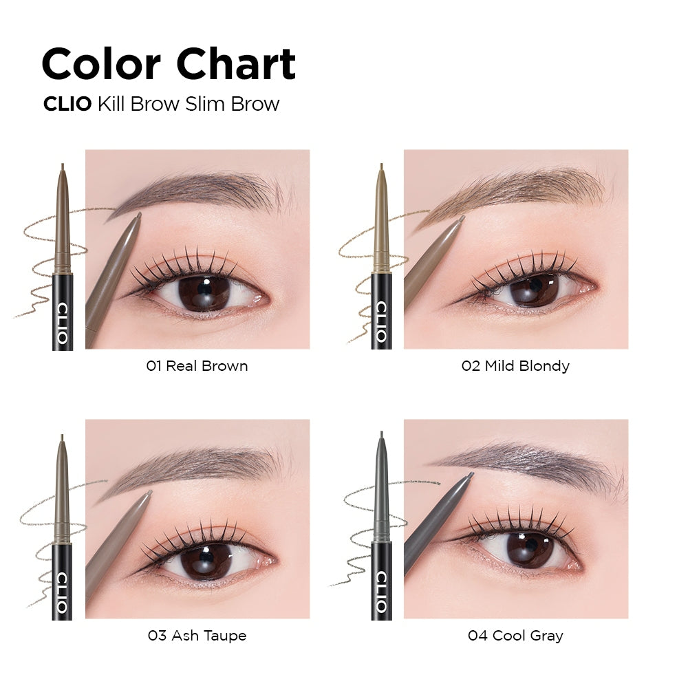 CLIO Kill Brow Slim Brow - 4 Color to Choose