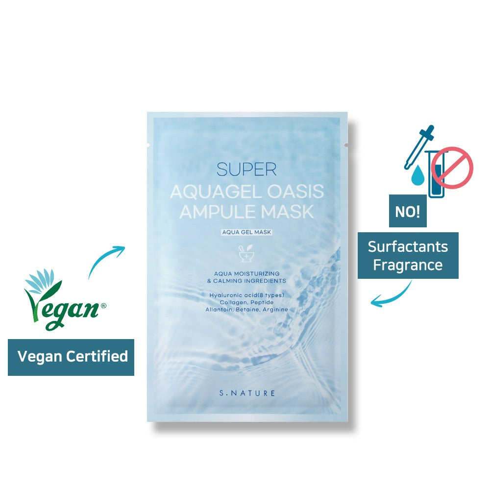 S.NATURE Super Aquagel Oasis Ampule Mask (30ml x5)