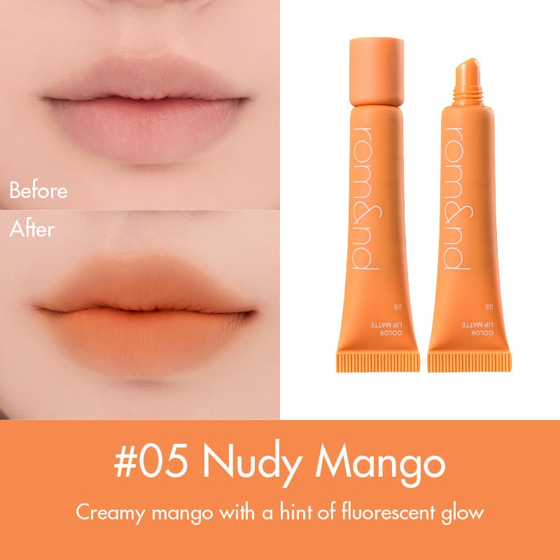 ROMAND Color Lip Matte - 9 Colors to Choose
