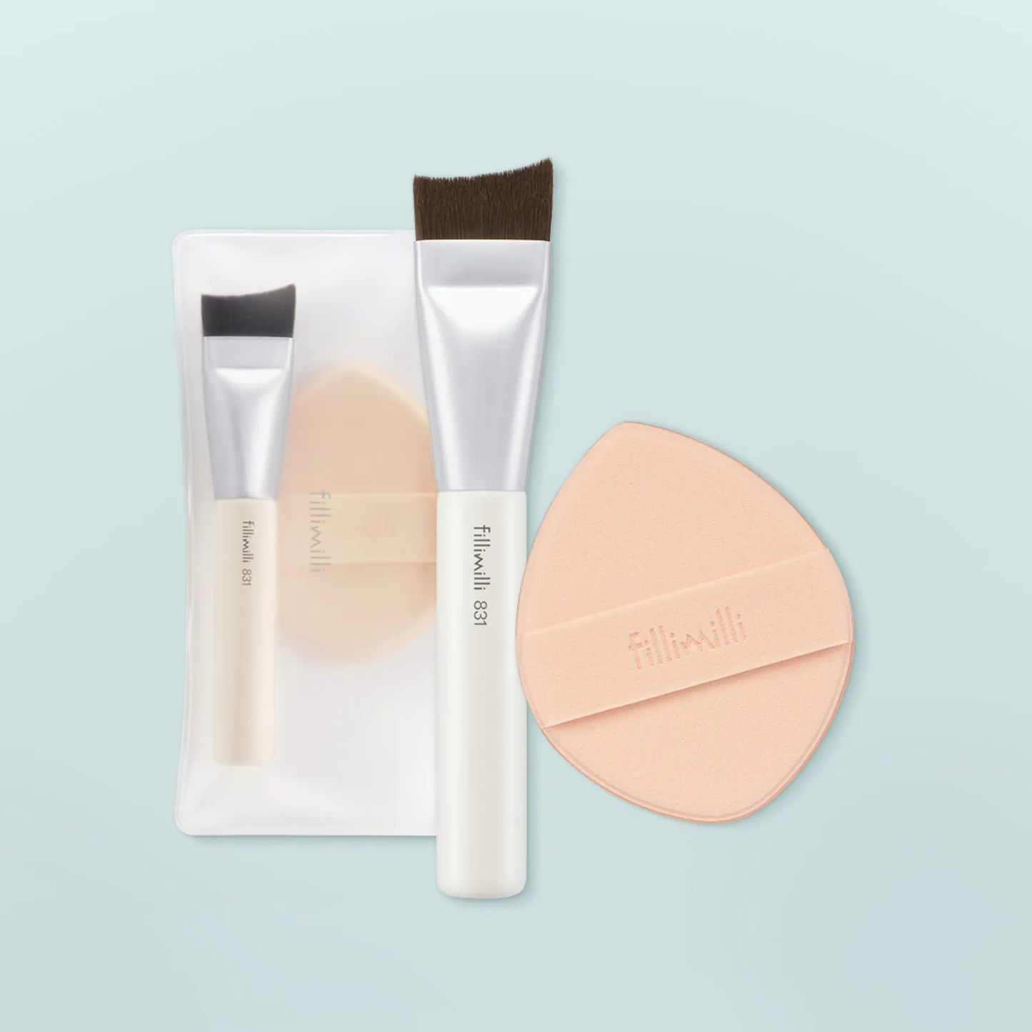 Fillimilli Matte Fit Brush 831 & Puff Duo
