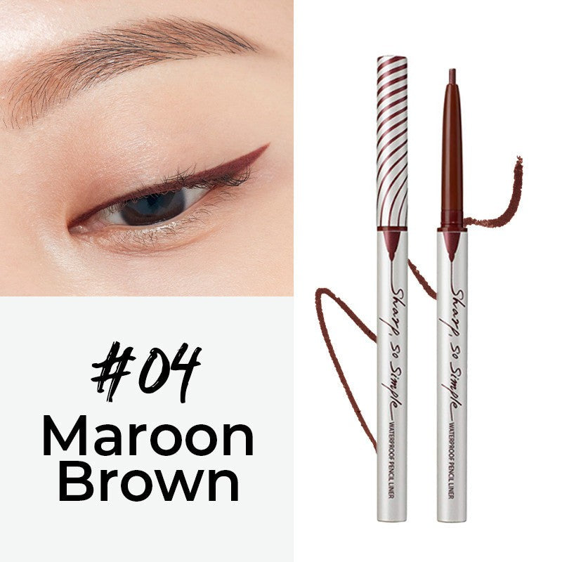 CLIO Sharp, So Simple Waterproof Pencil Liner (19AD) [4 Colors to Choose]