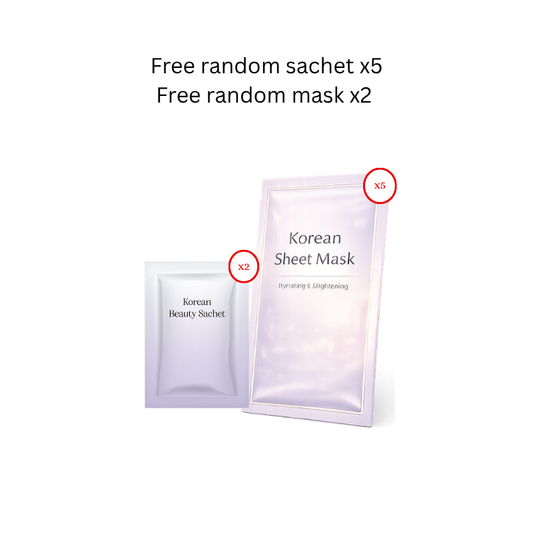 [TingKui Exclusive] Free Random Mask x2 + Sachet x5