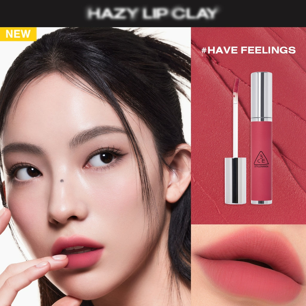 3CE Hazy Lip Clay - 12 Colors to Choose