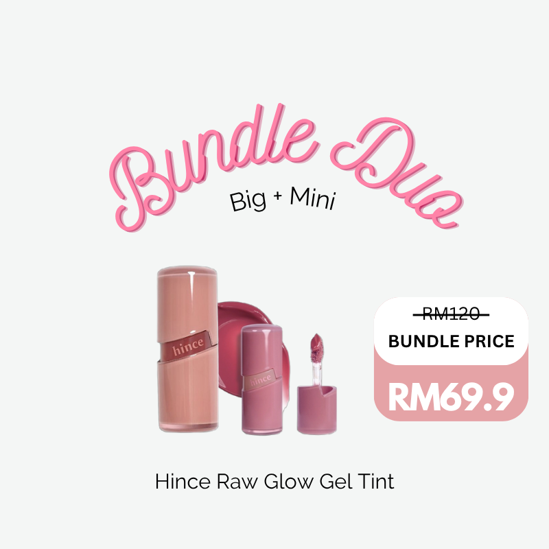 [Bundle Duo] hince Raw Glow Gel Tint Full Size + Mini