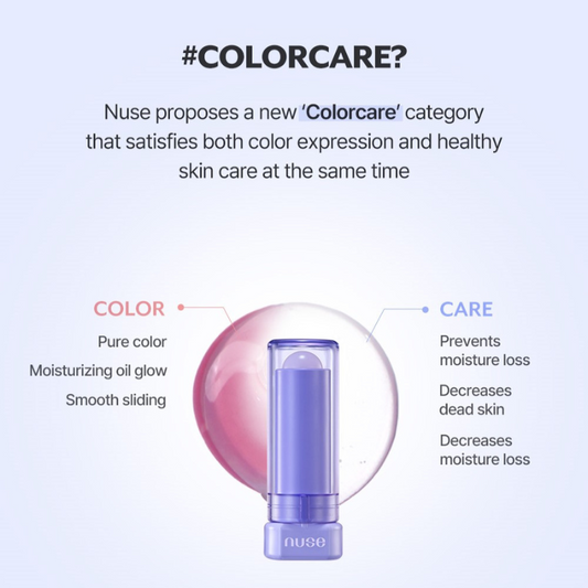 Nuse Color Care Lipbalm - 6 Color to Choose