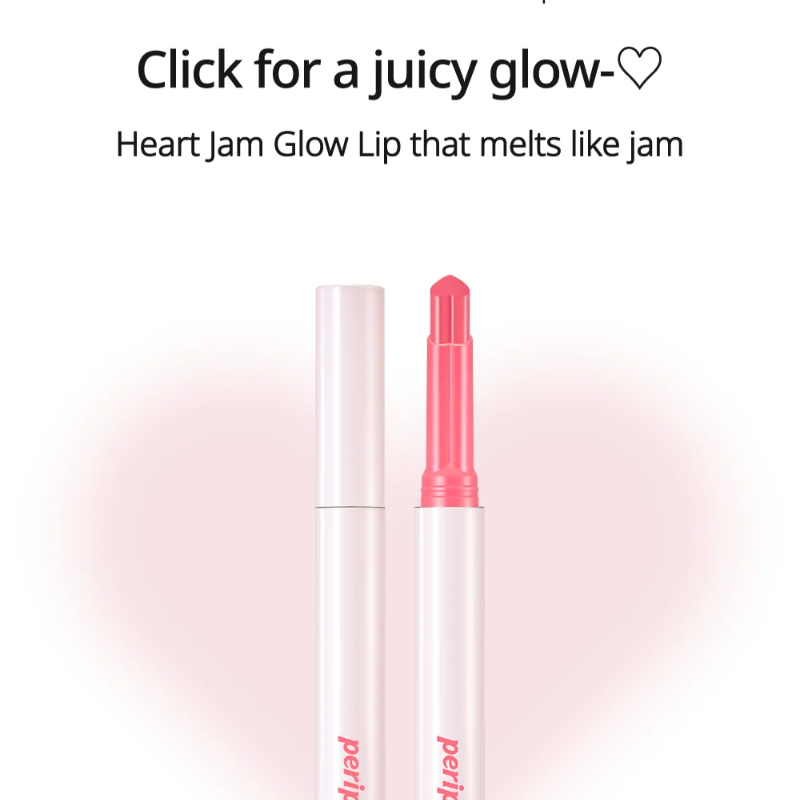 [CLEARANCE] [EXPIRY FEB 2027] PERIPERA Heart Jam Glow Lip #01 Peach Fondue