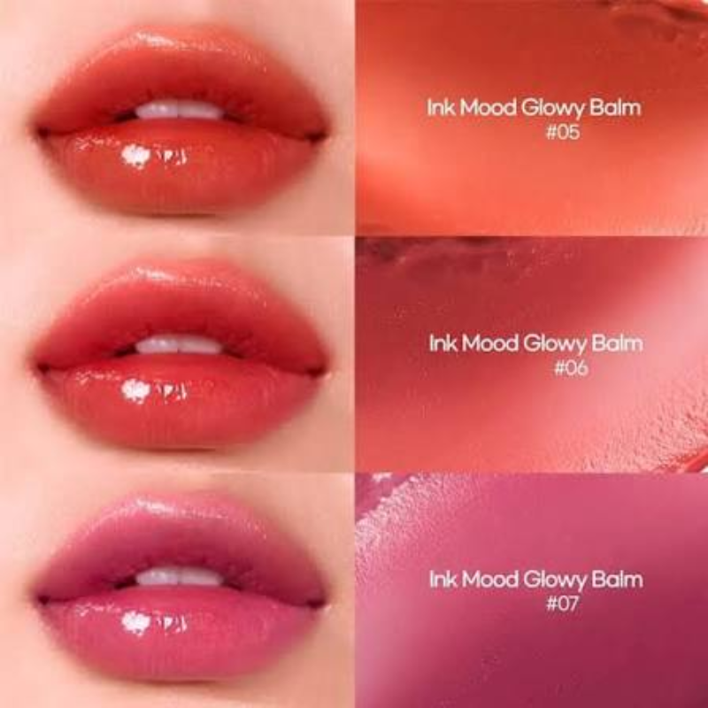 [CLEARANCE] [EXPIRY FEB 2027] PERIPERA Ink Mood Glowy Balm (Hip Gray) - 3 Colors to Choose___#06 Rose In True