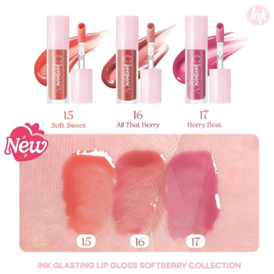 [CLEARANCE] [EXPIRY JAN 2027] PERIPERA Soft Berry Collection___Gloss 017 Berry Best