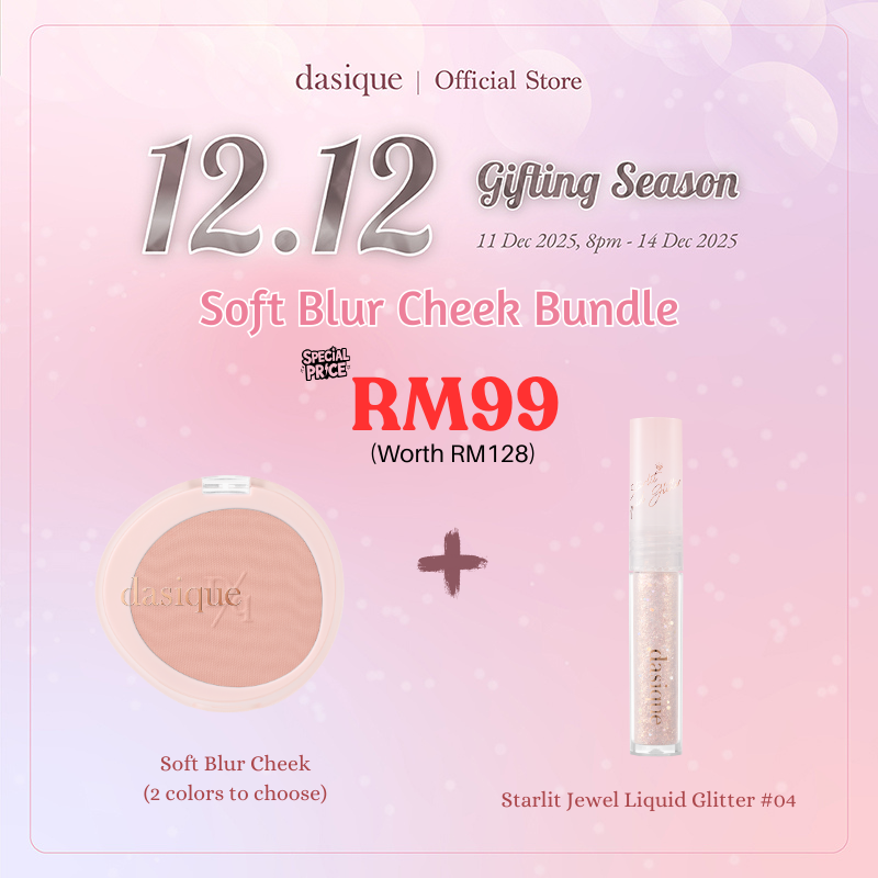 [12.12 Special] DASIQUE Soft Blur Cheek Bundle