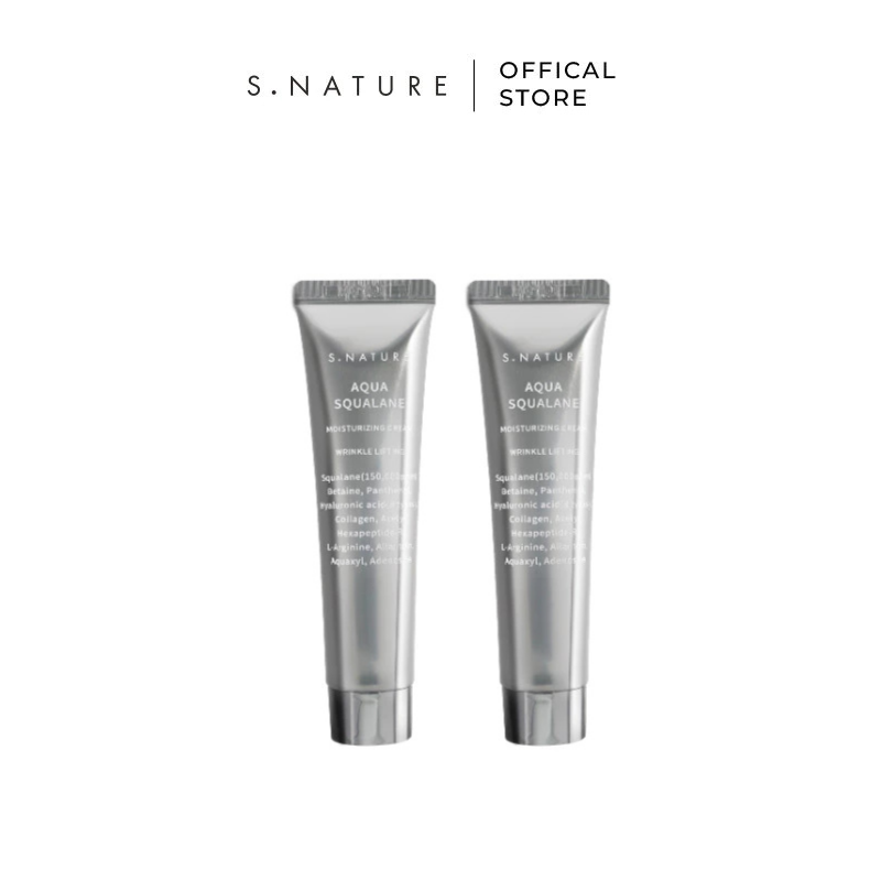 [FREE GIFT] S.NATURE Aqua Squalane Moisturizing Cream 10ml x2