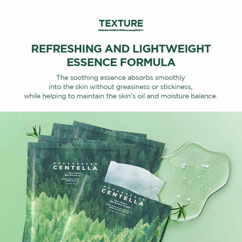 SKIN1004 Madagascar Centella Tea-Trica Relaxing Mask (10ea)