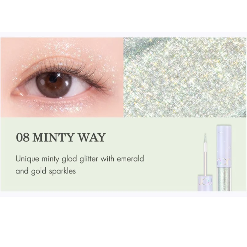 [CLEARANCE] [EXPIRY DEC 2026] ROMAND The Universe Liquid Glitter - 4 Colors to Choose___#08 Minty Way