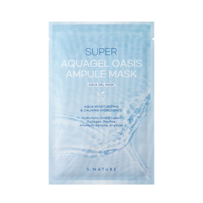 S.NATURE Super Aquagel Oasis Ampule Mask - 5pcs / 1 pcs