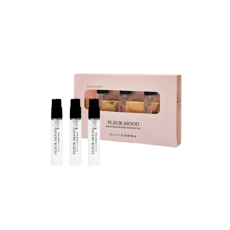 DAILY COMMA Signature Perfume Discovery Set Fleur Mood 3.3ml*3ea