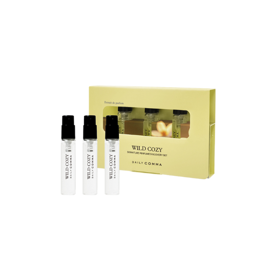 DAILY COMMA Signature Perfume Discovery Set Wild Cozy 3.3ml*3ea