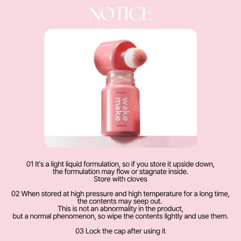 Seamless Blush & Blend Duo - Wakemake Shaking Blur Cheek + Fillimilli Stamp Cheek Sponge