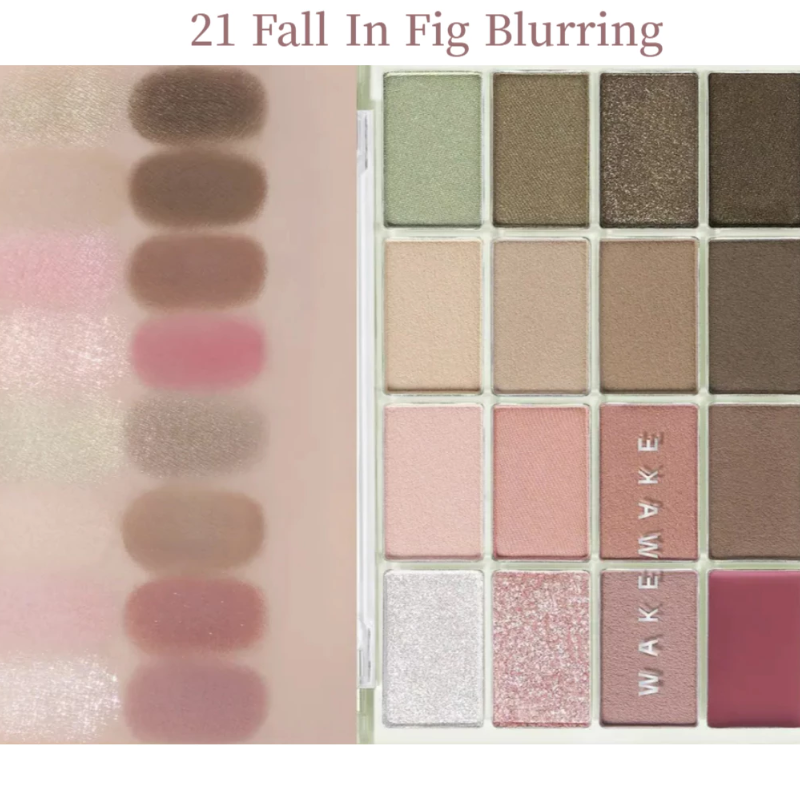 Signature Eye Essentials Set - Fillimilli Eye Brush Pro Collection + WAKEMAKE Soft Blurring Eye Palette